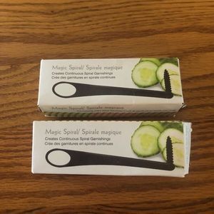 6/$20 Magic Spiral garnish making tool set of 2